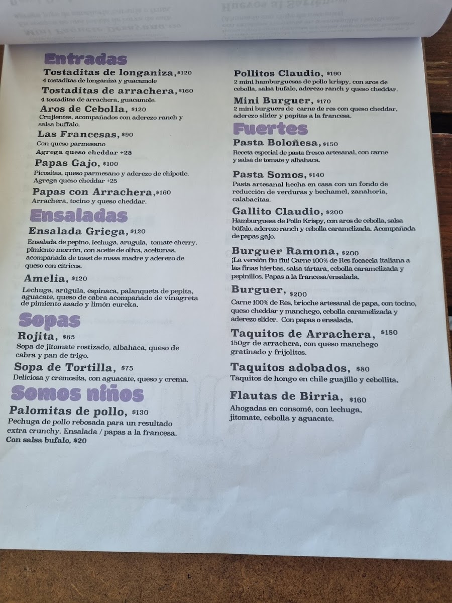 SOMOS CAFÉ Menu - Image 4